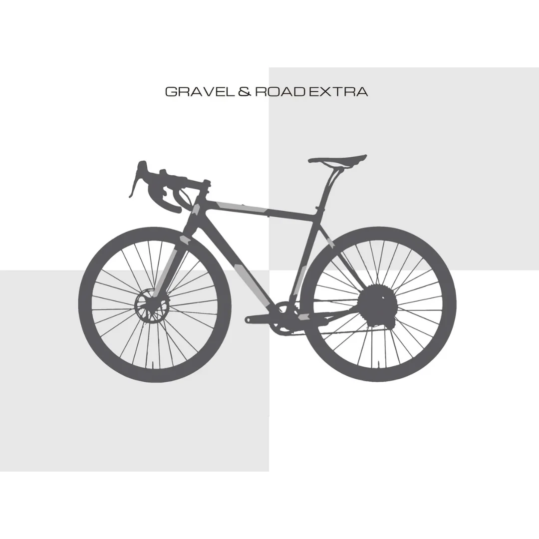 Adesivi Protezione Telaio Gravel/Road Extra - Clear - Image 5