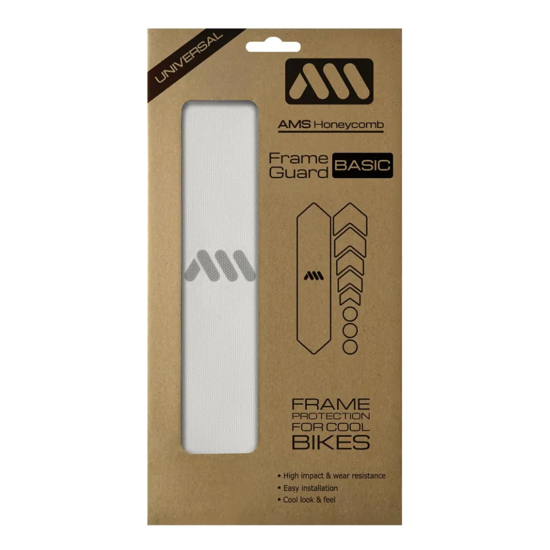 Adesivi Protezione Telaio Honeycomb Basic - Clear/Argento