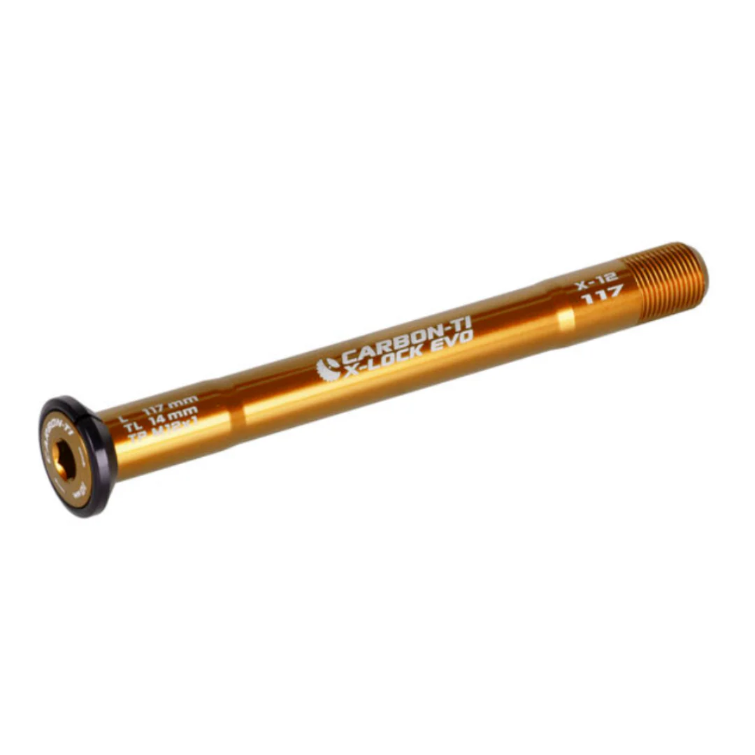 Asse Passante Ruota Carbon-Ti X-Lock EVO 12x1.0 X-12 (117 mm) - Oro