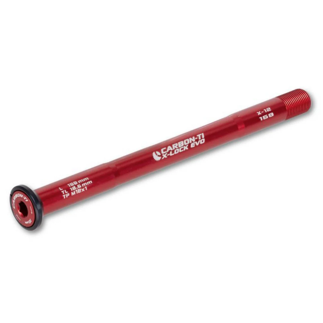 Asse Passante Ruota Carbon-Ti X-Lock EVO 12x1.0 X-12 (159mm) - Rosso