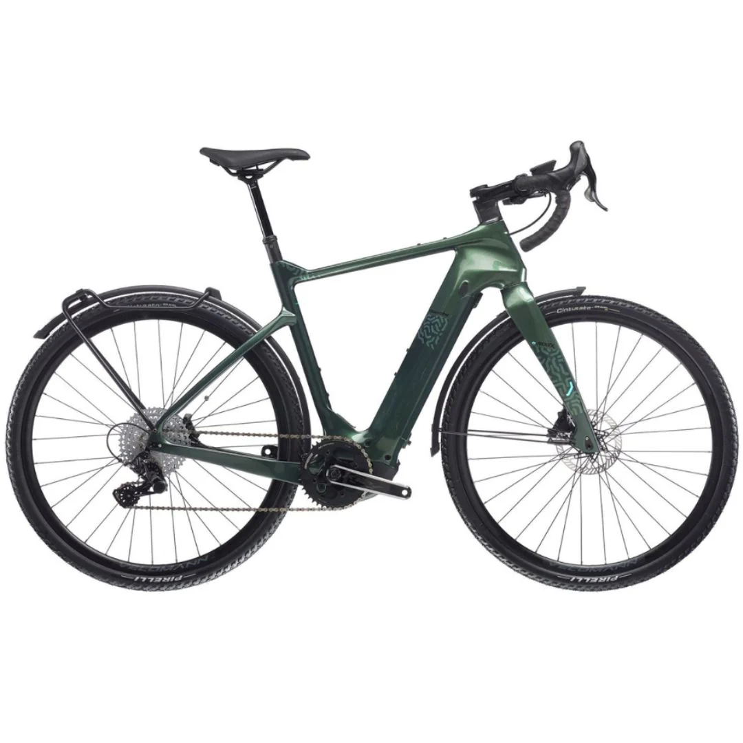 Bicicletta Bianchi e-Arcadex Tourer GRX 600 1x11sp - Verde