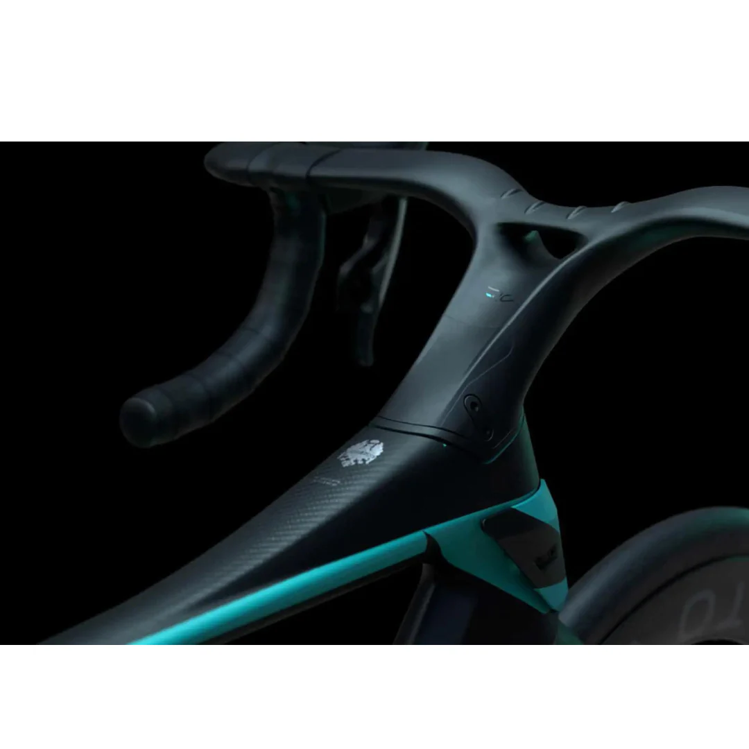 Bicicletta Bianchi Oltre RC Dura Ace Di2 12v - Antracite/Celeste - Image 3