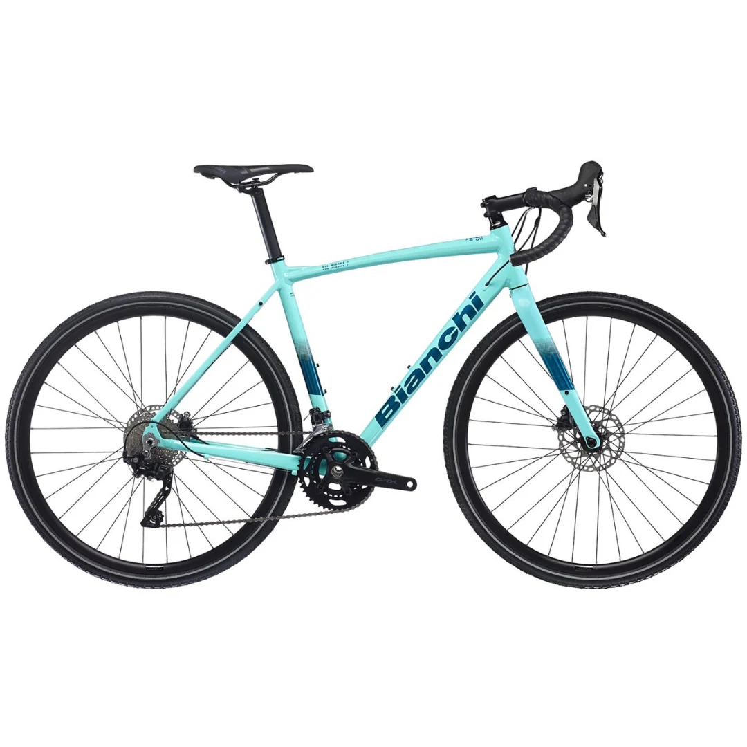 Bicicletta Bianchi Via Nirone 7 GRX 400 10v - Celeste