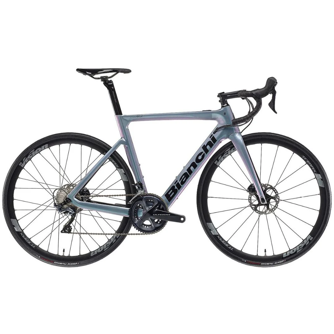 Bicicletta Bianchi Aria e-Road 105 - Viola