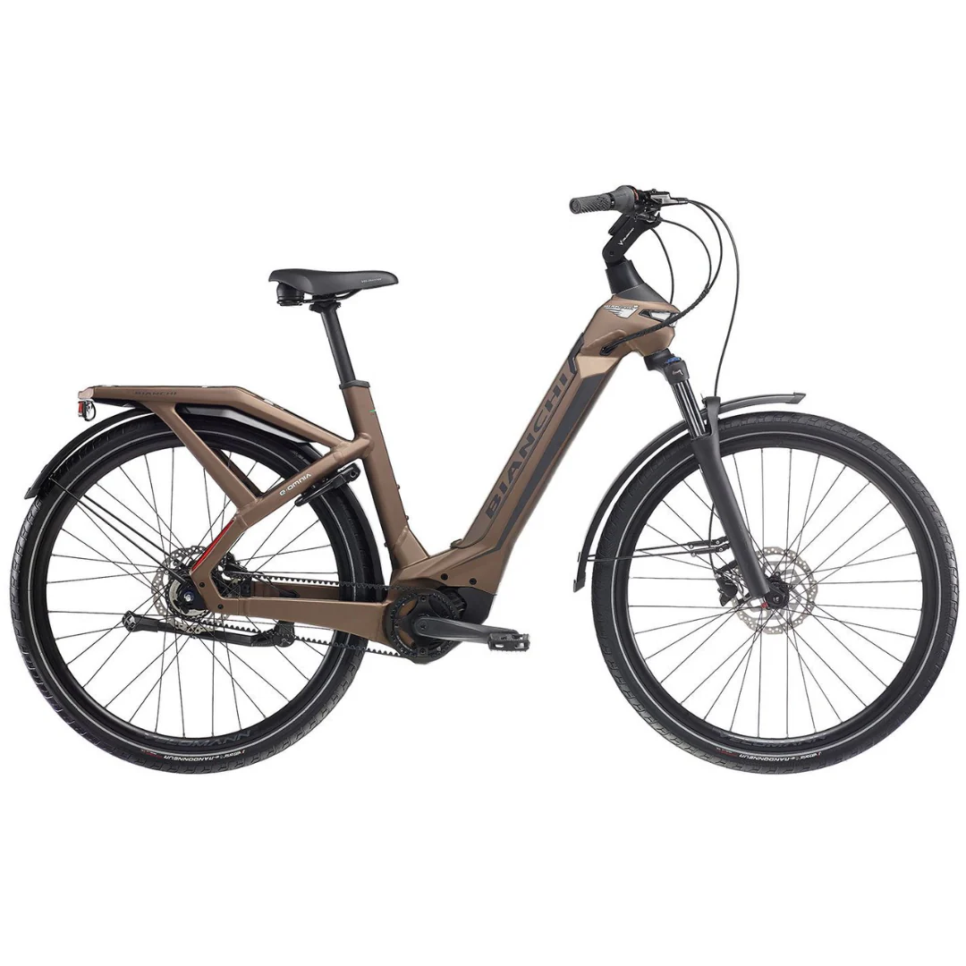 Bicicletta Bianchi e-Omnia C Type Nexus 5v - Marrone