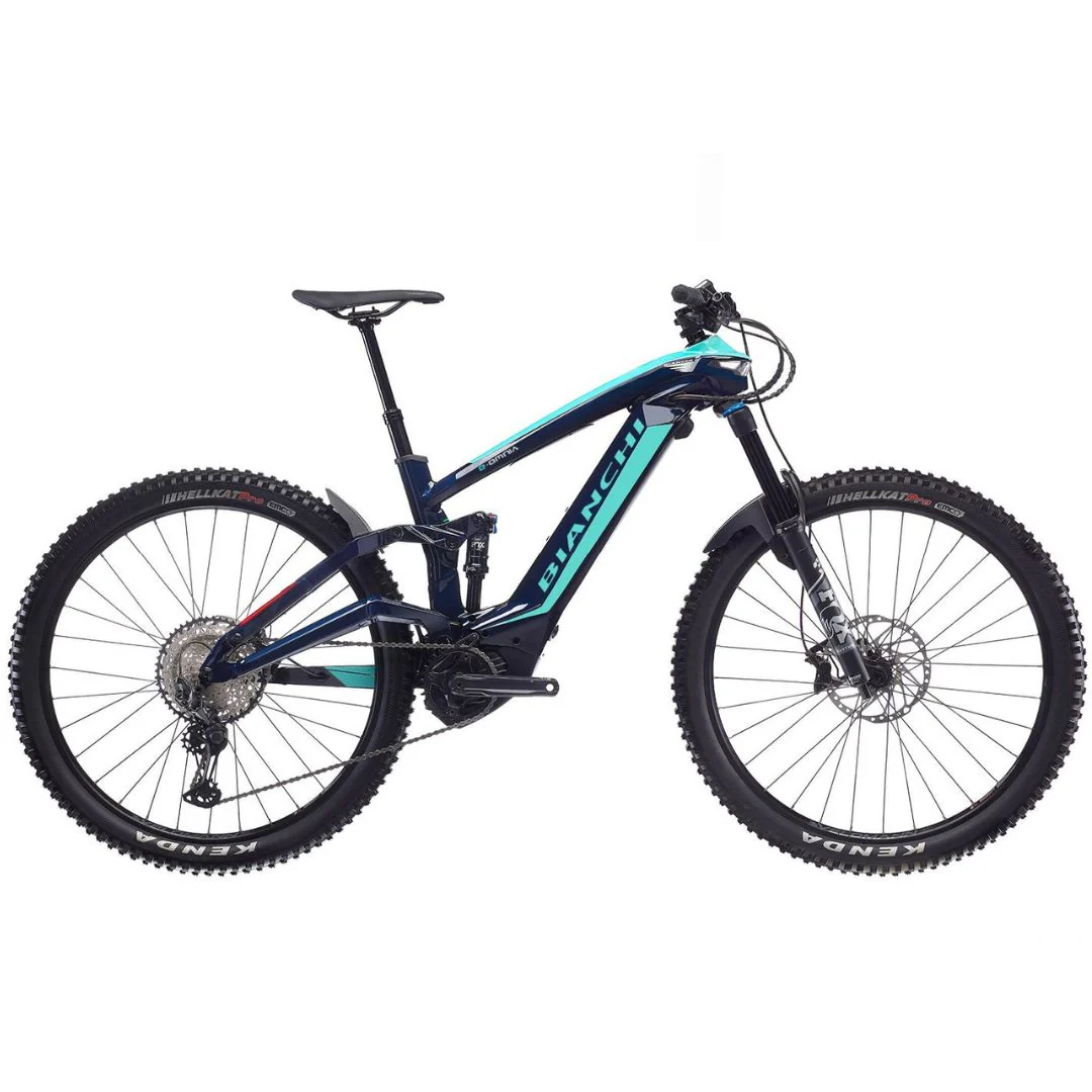 Bicicletta Bianchi e-Omnia FX-Type GX 12v - Celeste/Blu