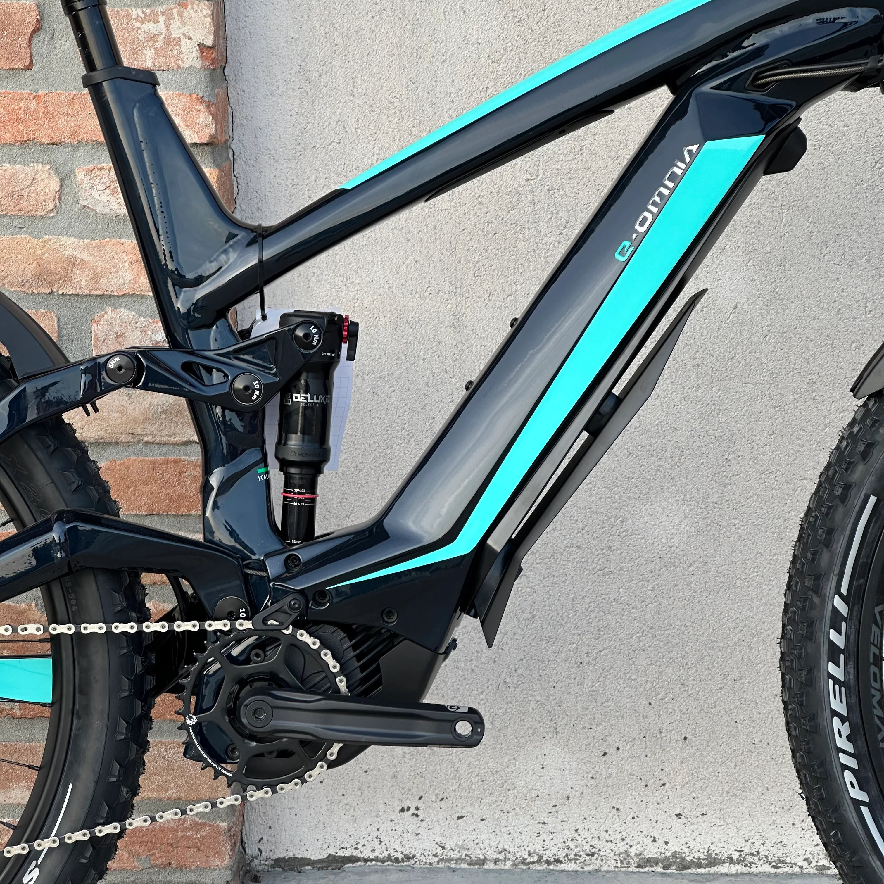 Bicicletta Bianchi E-OMNIA FX-Type OLI GX 12sp - Blu/Celeste  - Demo - Image 8