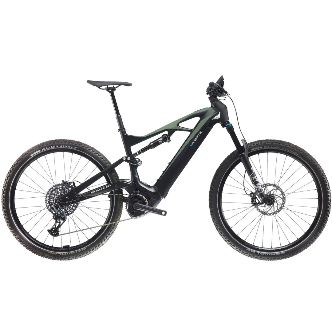 Bicicletta Bianchi e-Vertic FX-Type SX 12sp - Grafite/Verde
