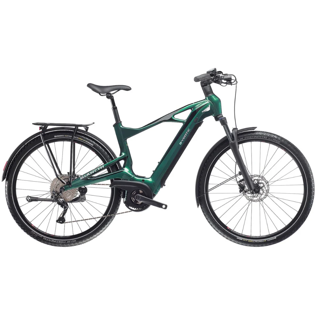Bicicletta Bianchi e-Vertic T-Type Deore 10v - Smeraldo