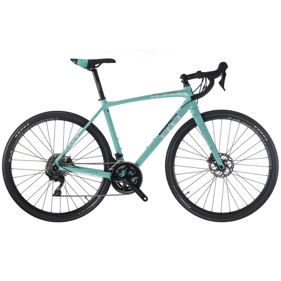 Bicicletta Bianchi Impulso Allroad 105 11sp Compact - Celeste