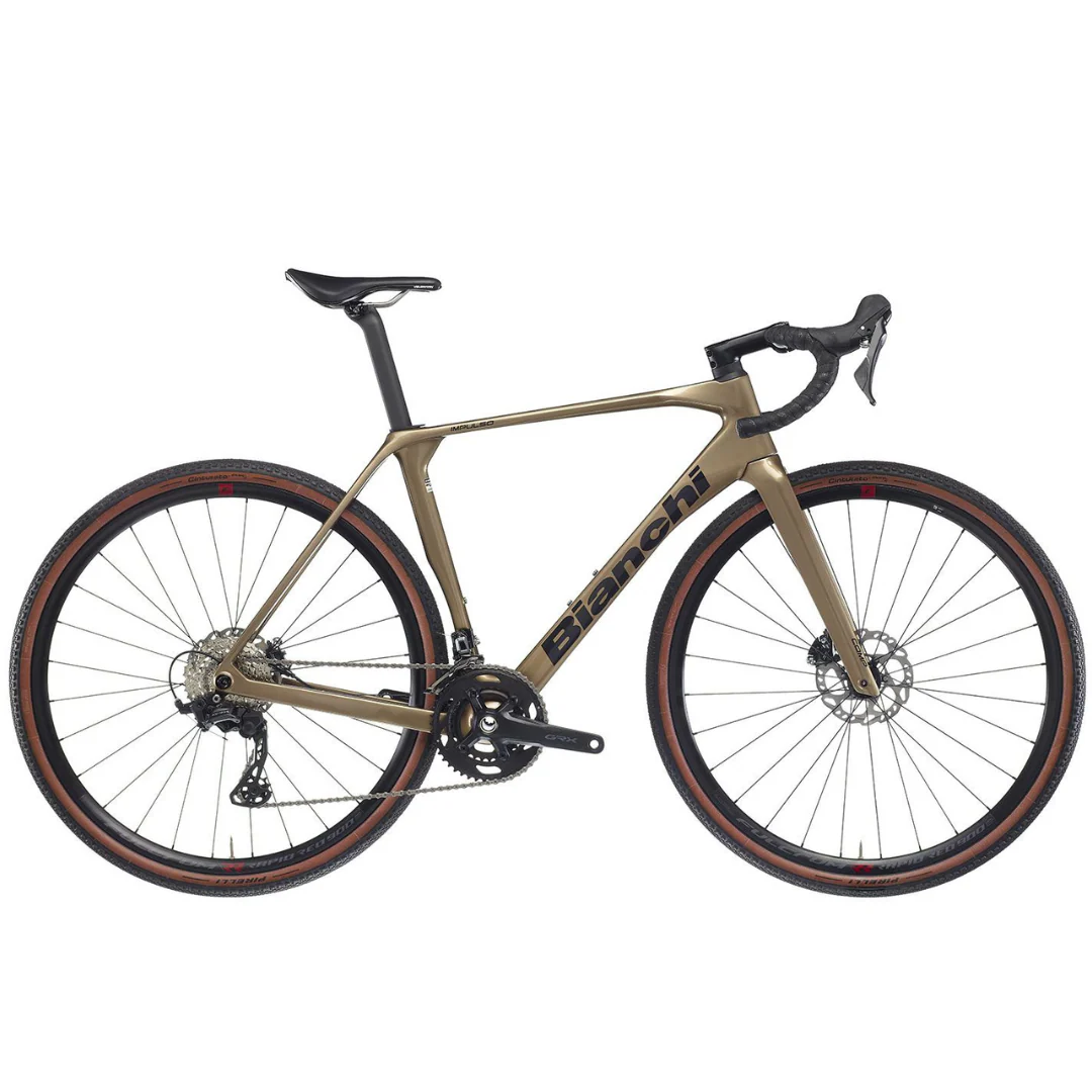 Bicicletta Bianchi Impulso Comp GRX 610 - Terra