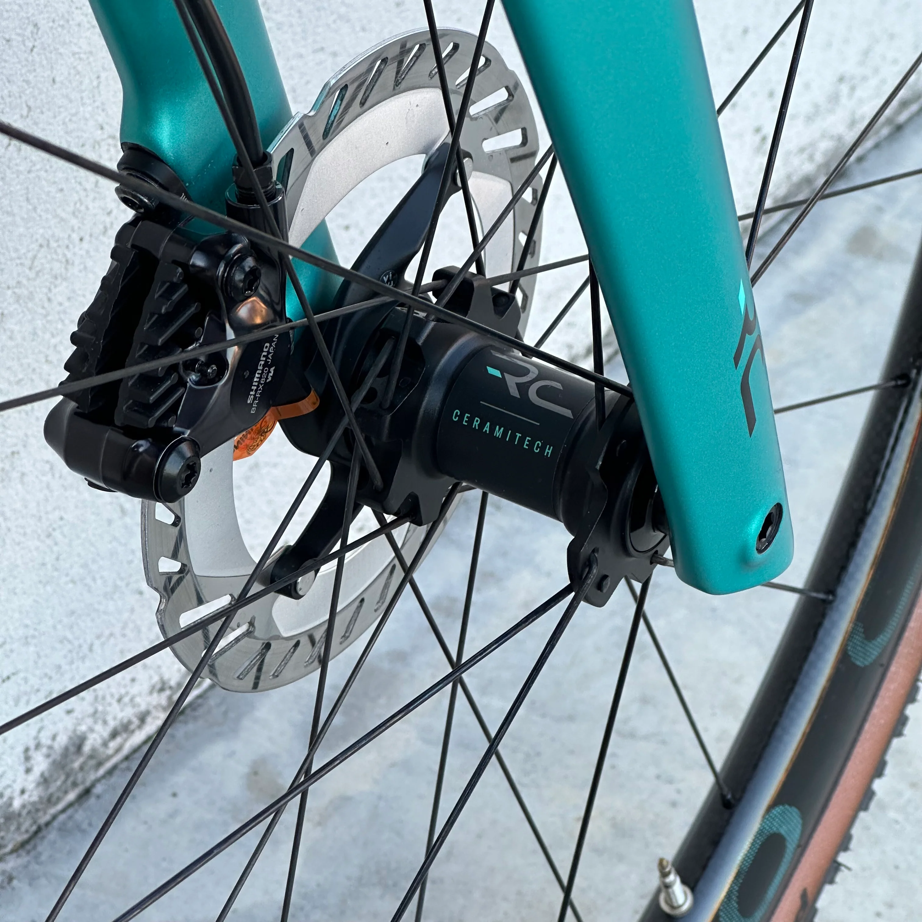 Bicicletta Bianchi Impulso RC GRX 2x12 Power Meter - Celeste - Image 10
