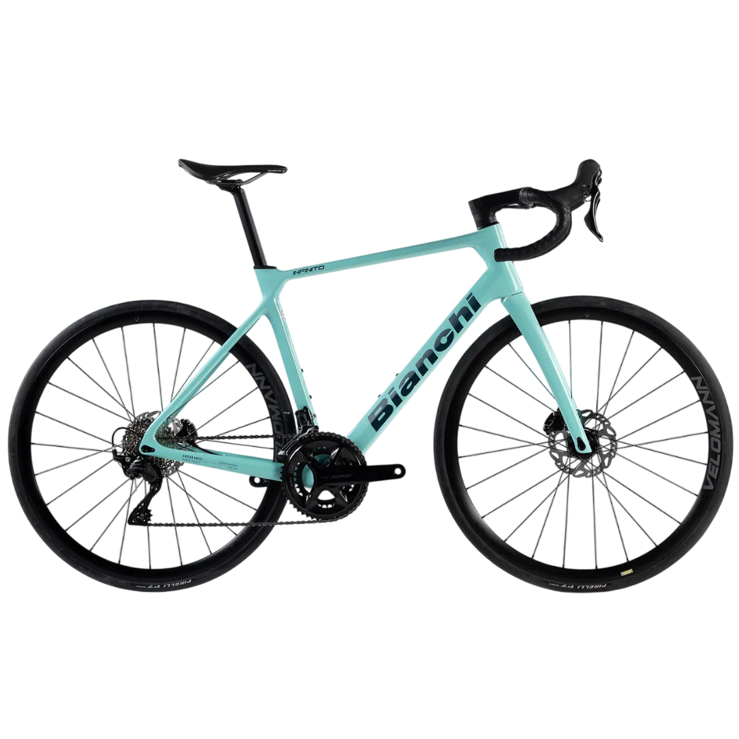 Bicicletta Bianchi Infinito 105 12sp - Celeste