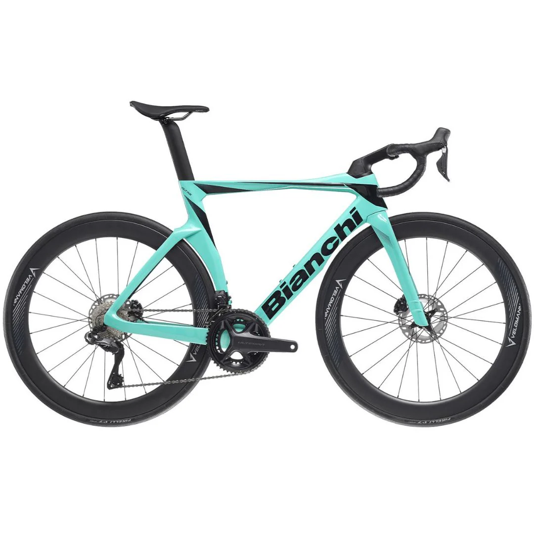 Bicicletta Bianchi Oltre Comp Ultegra Di2 12v - Celeste