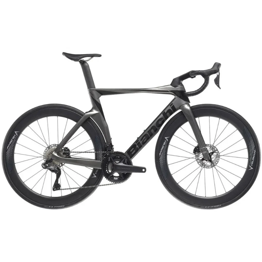 Bicicletta Bianchi Oltre Comp Ultegra Di2 12v - Grigio/Nero