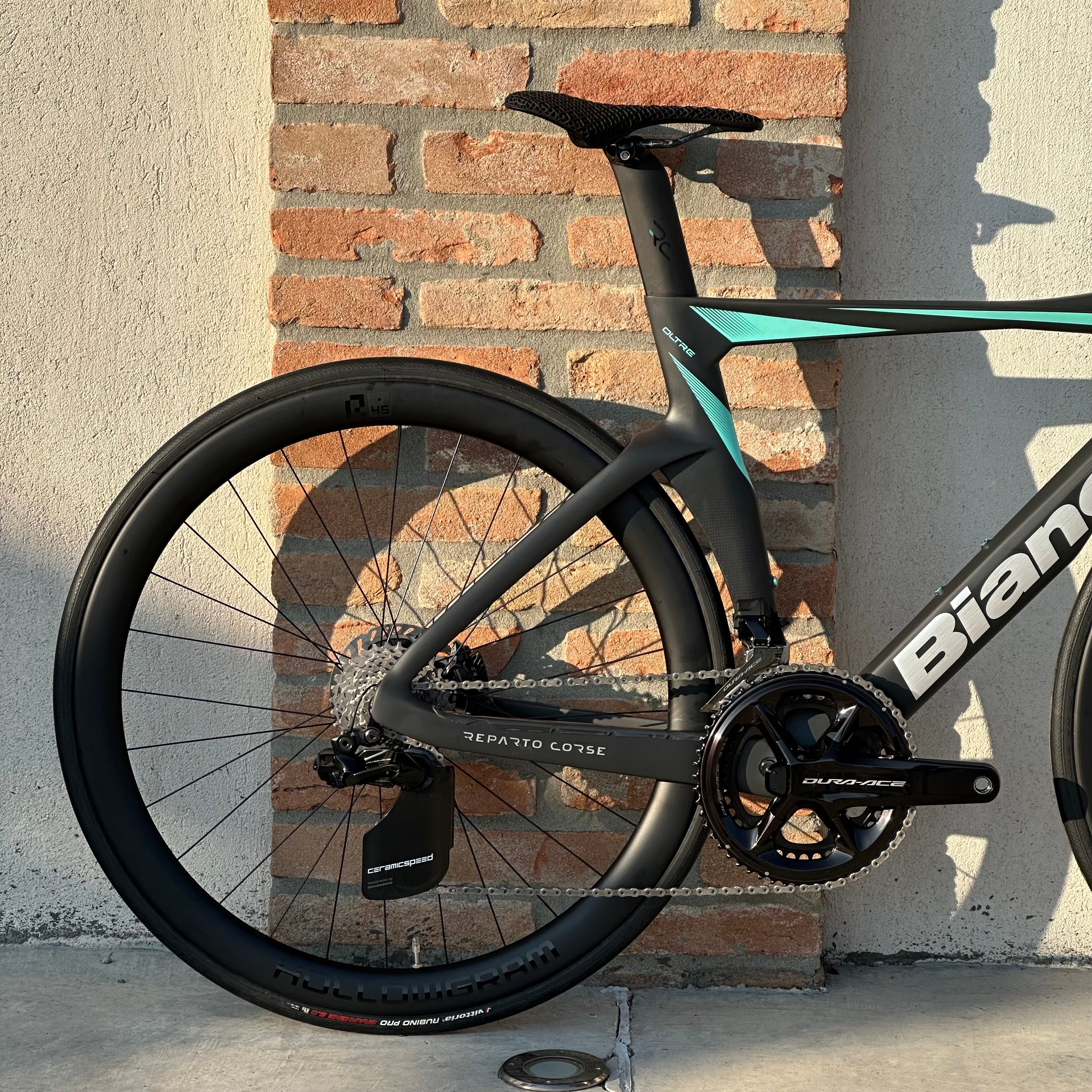 Bicicletta Bianchi Oltre RC - Antracite/Celeste - Demo - Image 5