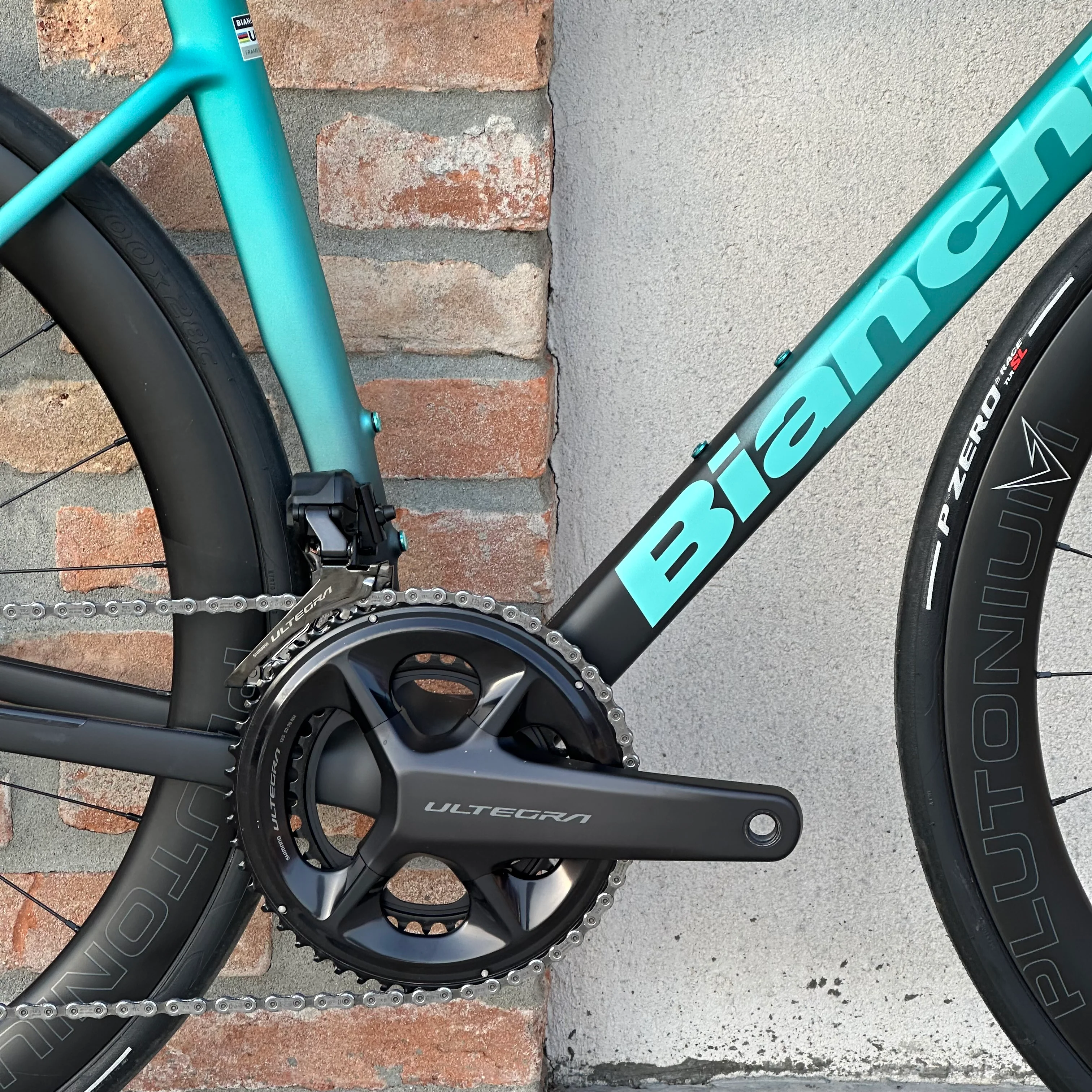 Bicicletta Bianchi Specialissima Pro Power Meter 4iiii - Celeste - Demo - Image 8