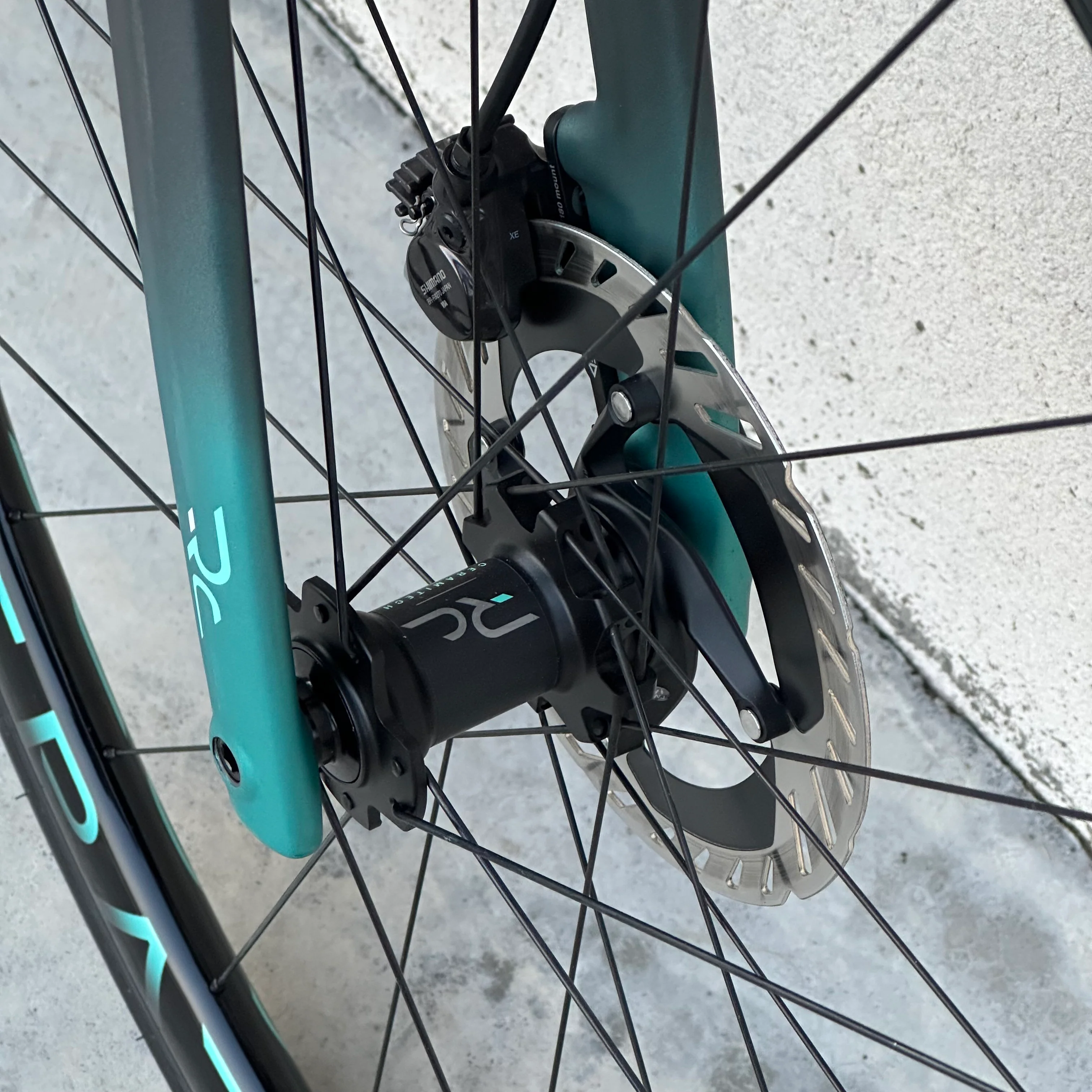 Bicicletta Bianchi Specialissima RC - Antracite Celeste - Demo - Image 10