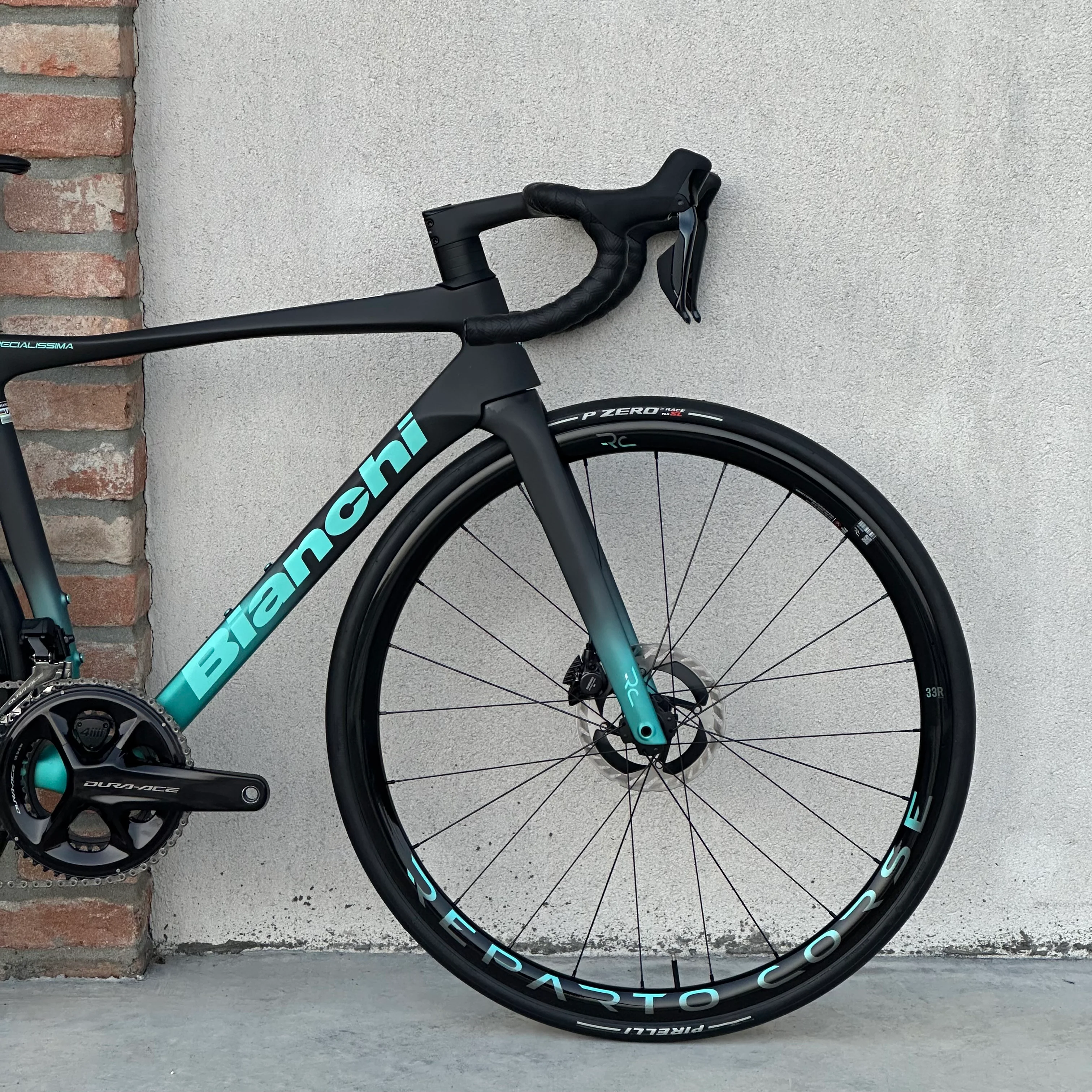 Bicicletta Bianchi Specialissima RC - Antracite Celeste - Demo - Image 4