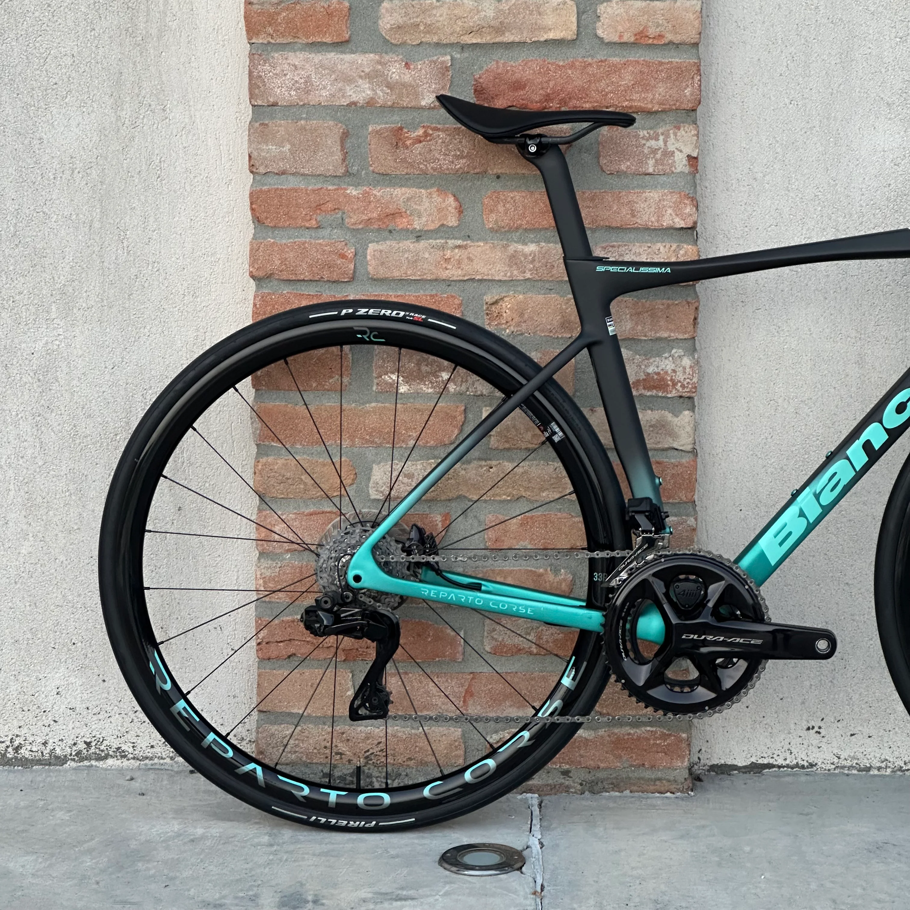 Bicicletta Bianchi Specialissima RC - Antracite Celeste - Demo - Image 5