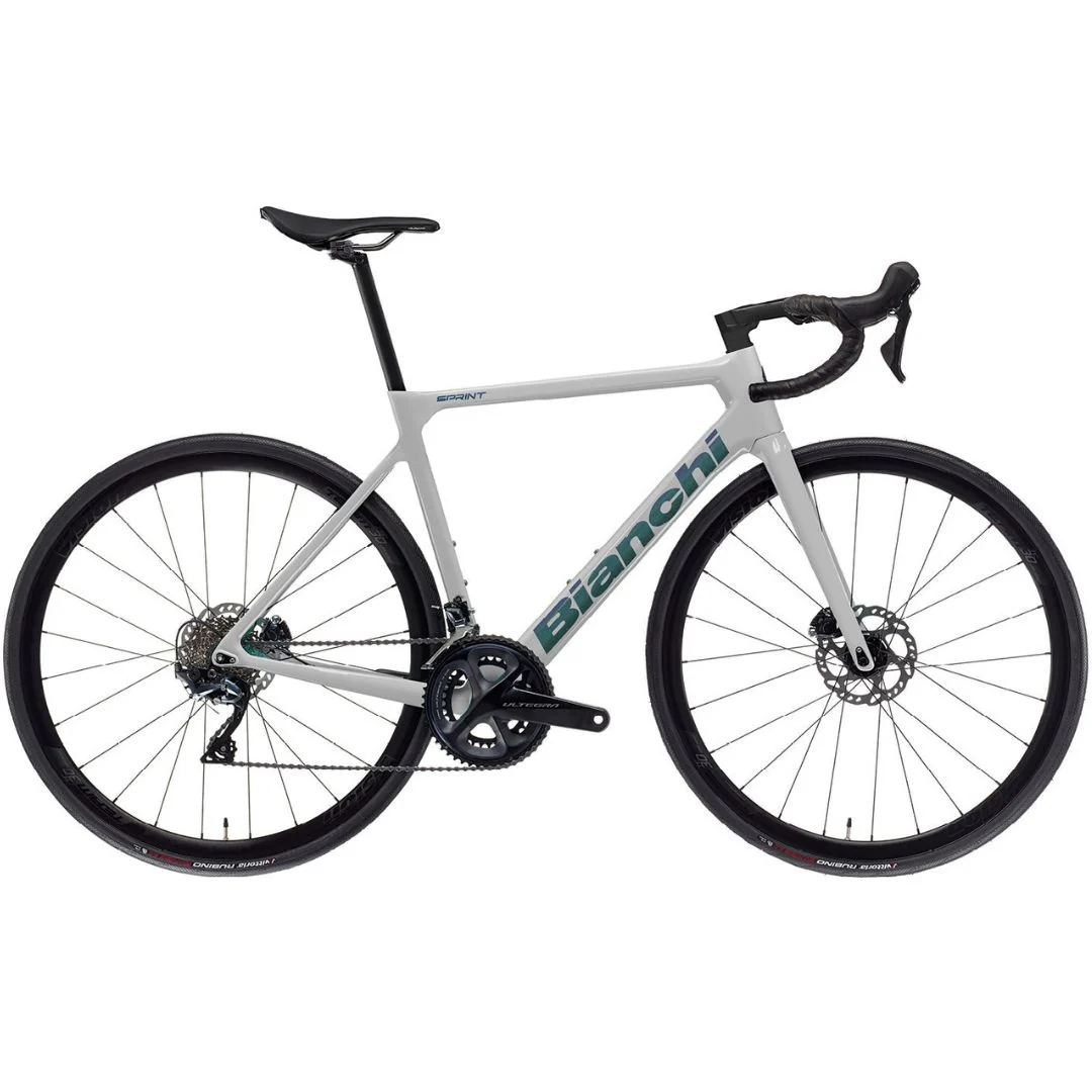 Bicicletta Bianchi Sprint Disc 105 Di2 - Bianco