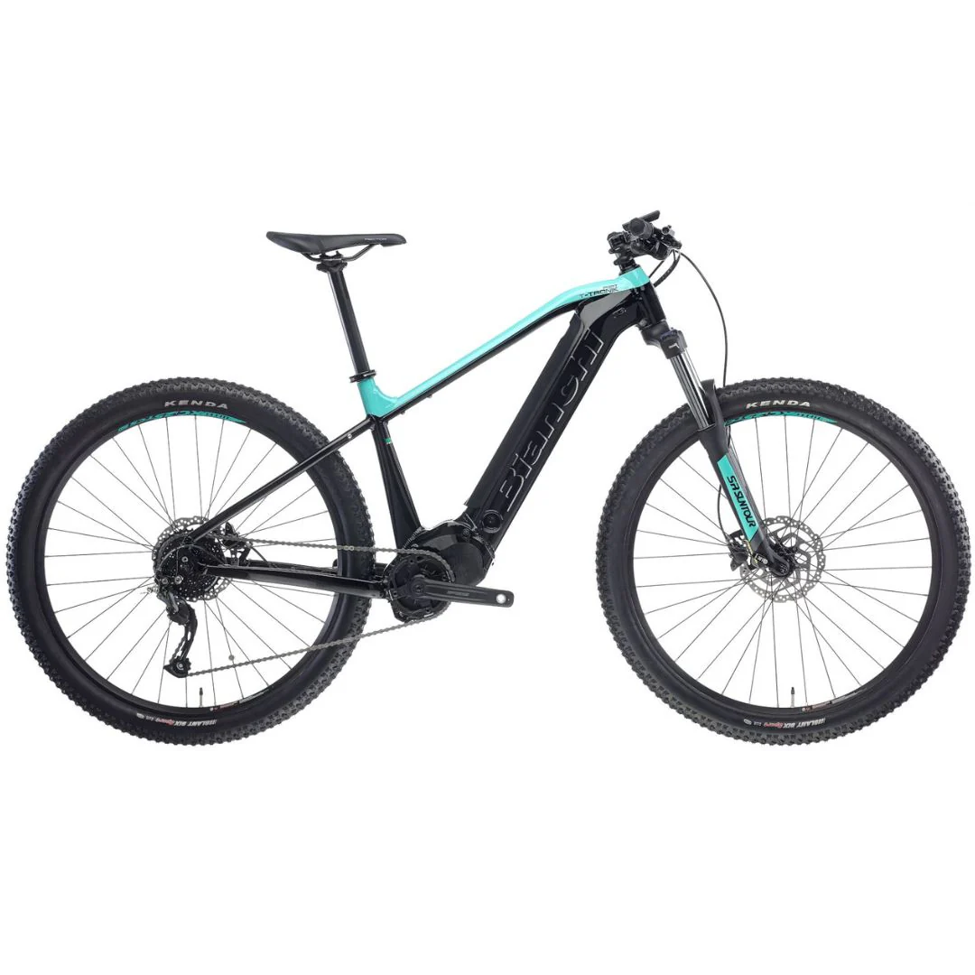 Bicicletta Bianchi T-Tronik Sport 9.2 Altus 1X9SP - Nero/Celeste