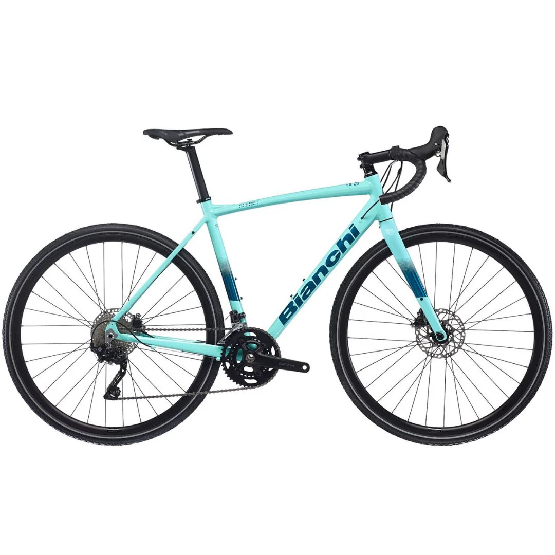 Bicicletta Bianchi Via Nirone 7 GRX 400 10v - Celeste
