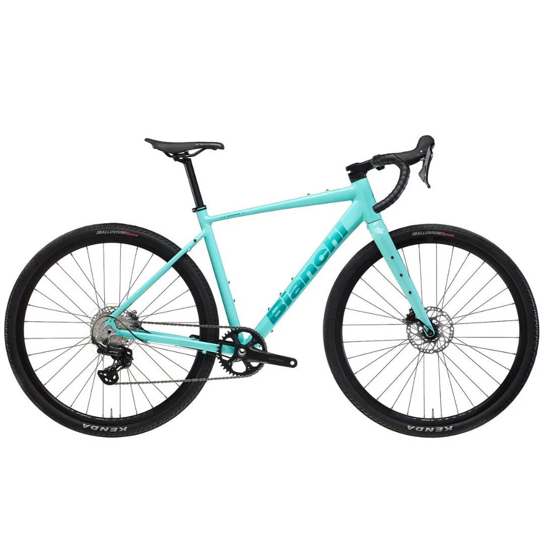 Bicicletta Bianchi Via Nirone 7 GRX610 12v - Celeste