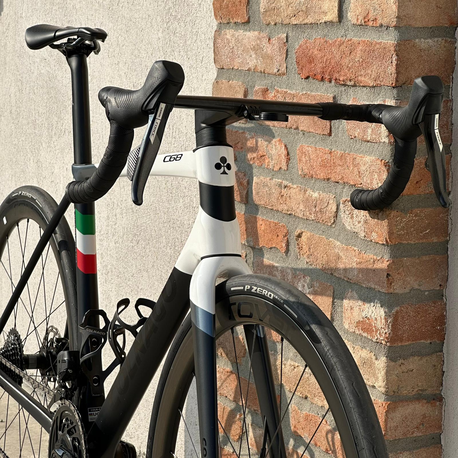 Bicicletta Colnago C68 - Bianco Nero - Demo - Image 12