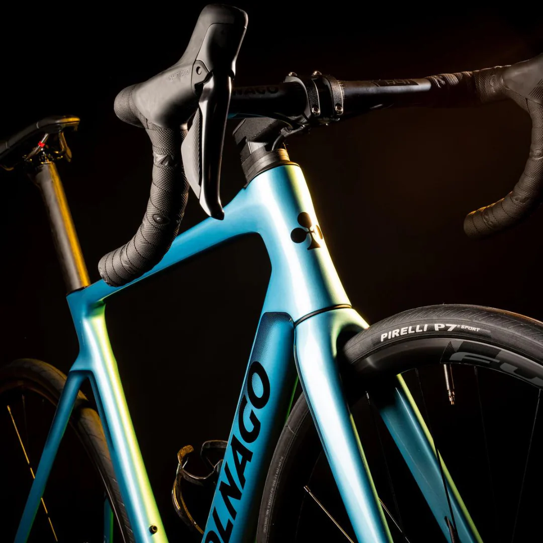 Bicicletta Colnago V4 Shimano 105 Di2 12v - Azzurro - Image 4