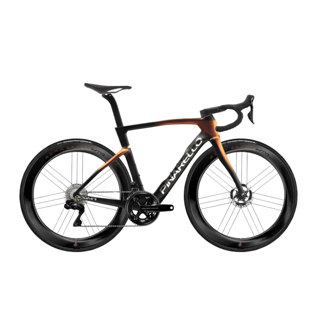 Bicicletta Pinarello Dogma f luxter red gold 56 Dura-ace + power meter