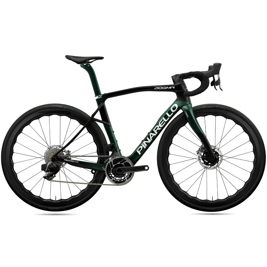 Bicicletta Pinarello Dogma X Disc Dura-Ace Di2 Princeton Grit 4540 - Verde