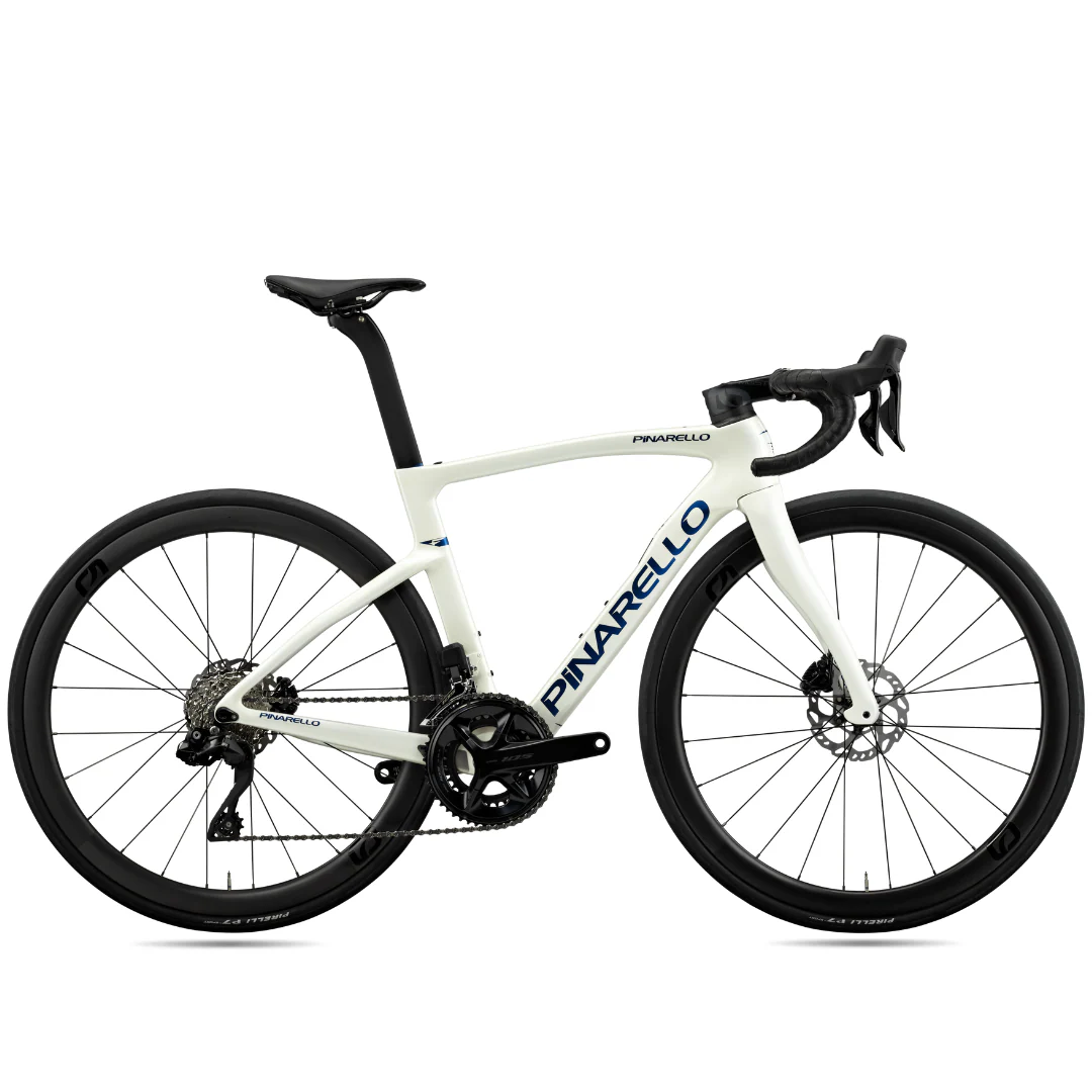 Bicicletta Pinarello F5 105 Di2 Most Ultrafast - Bianco