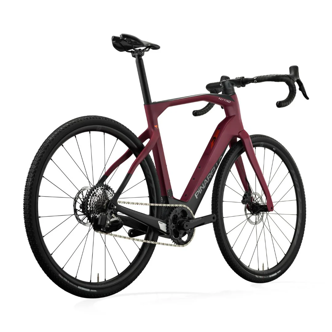 Bicicletta Pinarello Nytro E7 Gravel Sram Force AXS - Bordeaux - Image 3