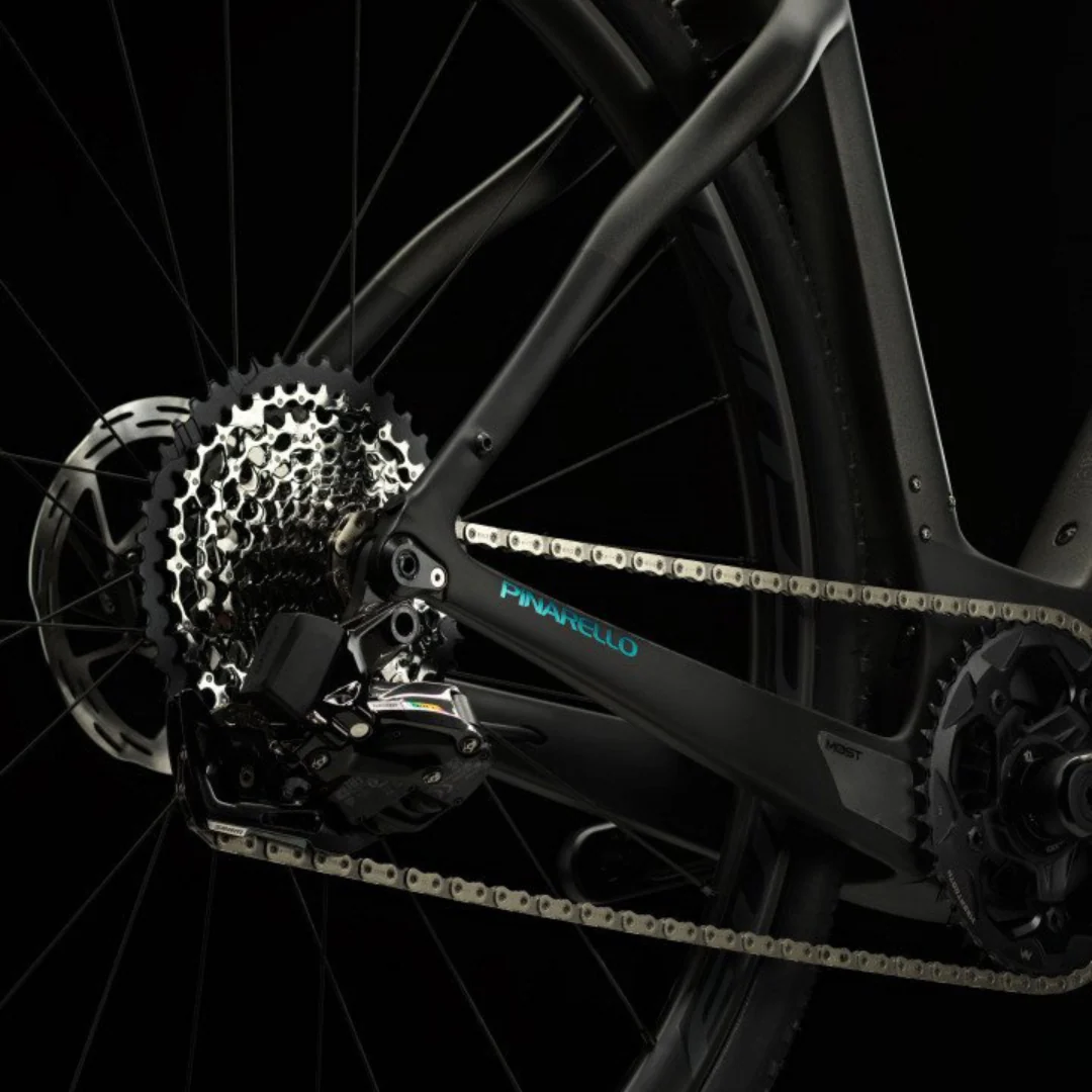 Bicicletta Pinarello Nytro E7 Gravel Sram Force AXS - Nero - Image 5