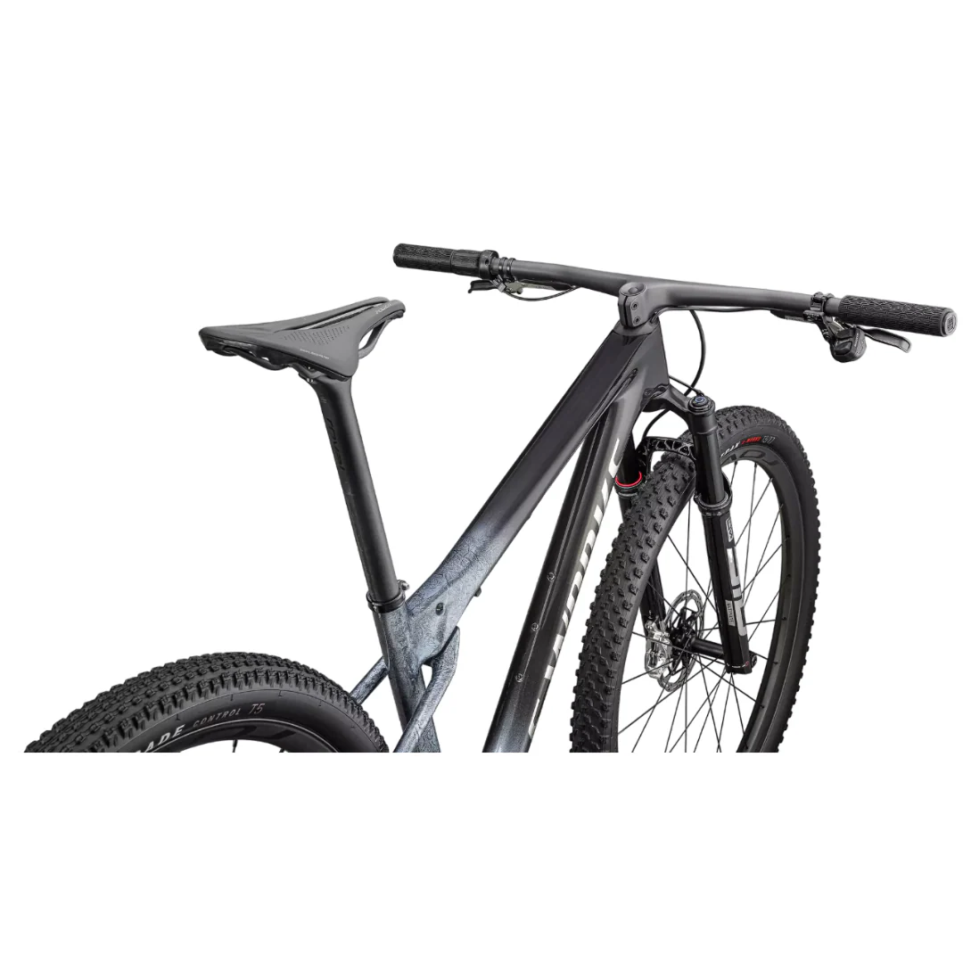 Bicicletta Speciaized S-Works Epic World Cup - Azzurro Sfumato Nero - Image 4