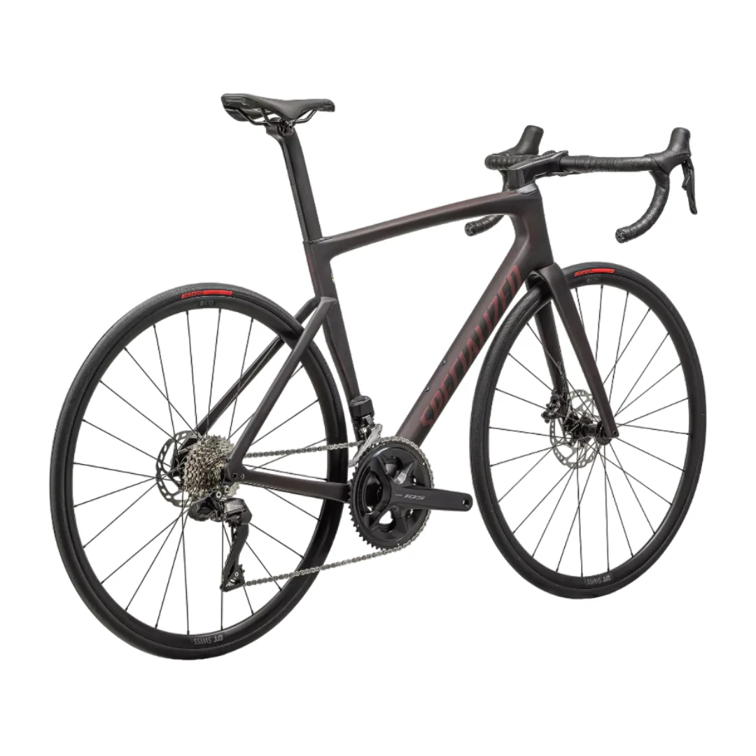 Bicicletta Specialized Tarmac SL7 Comp - Nero/Rosso - Image 3