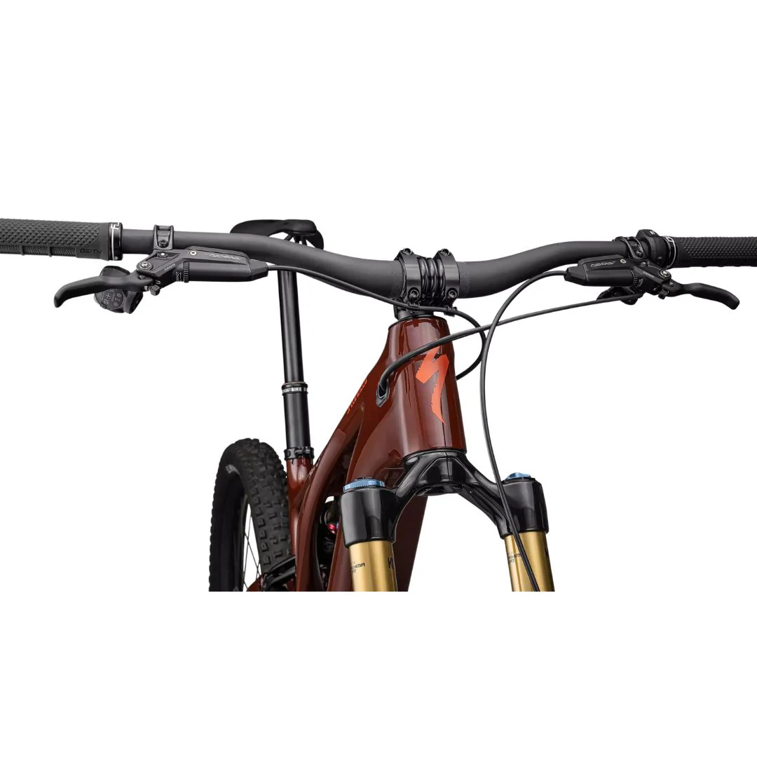 Bicicletta Specialized Turbo Levo Pro Carbon - Gloss Rusted Red / Satin Redwood - Image 4