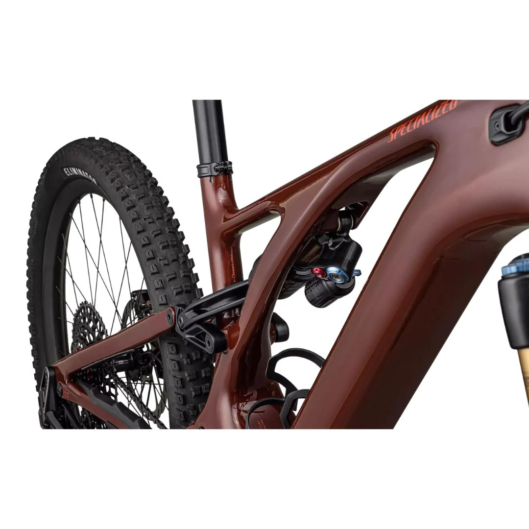 Bicicletta Specialized Turbo Levo Pro Carbon - Gloss Rusted Red / Satin Redwood - Image 5