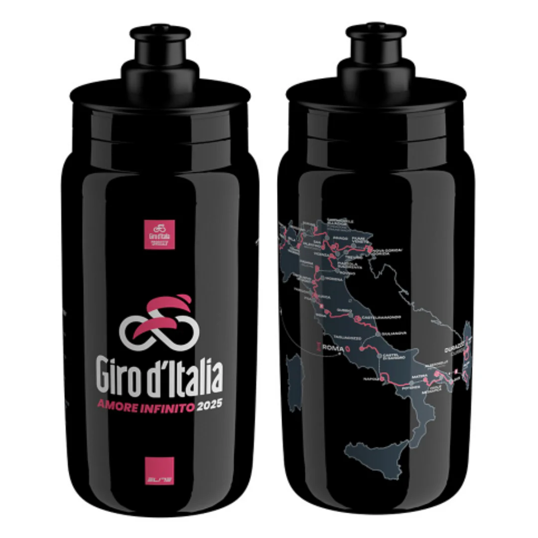 Borraccia Elite Fly Teams 2025 550ml - Giro d'Italia - Nero - Image 3