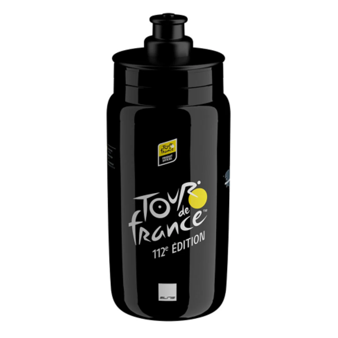 Borraccia Elite Fly Teams 2025 550ml - Tour de France - Nero