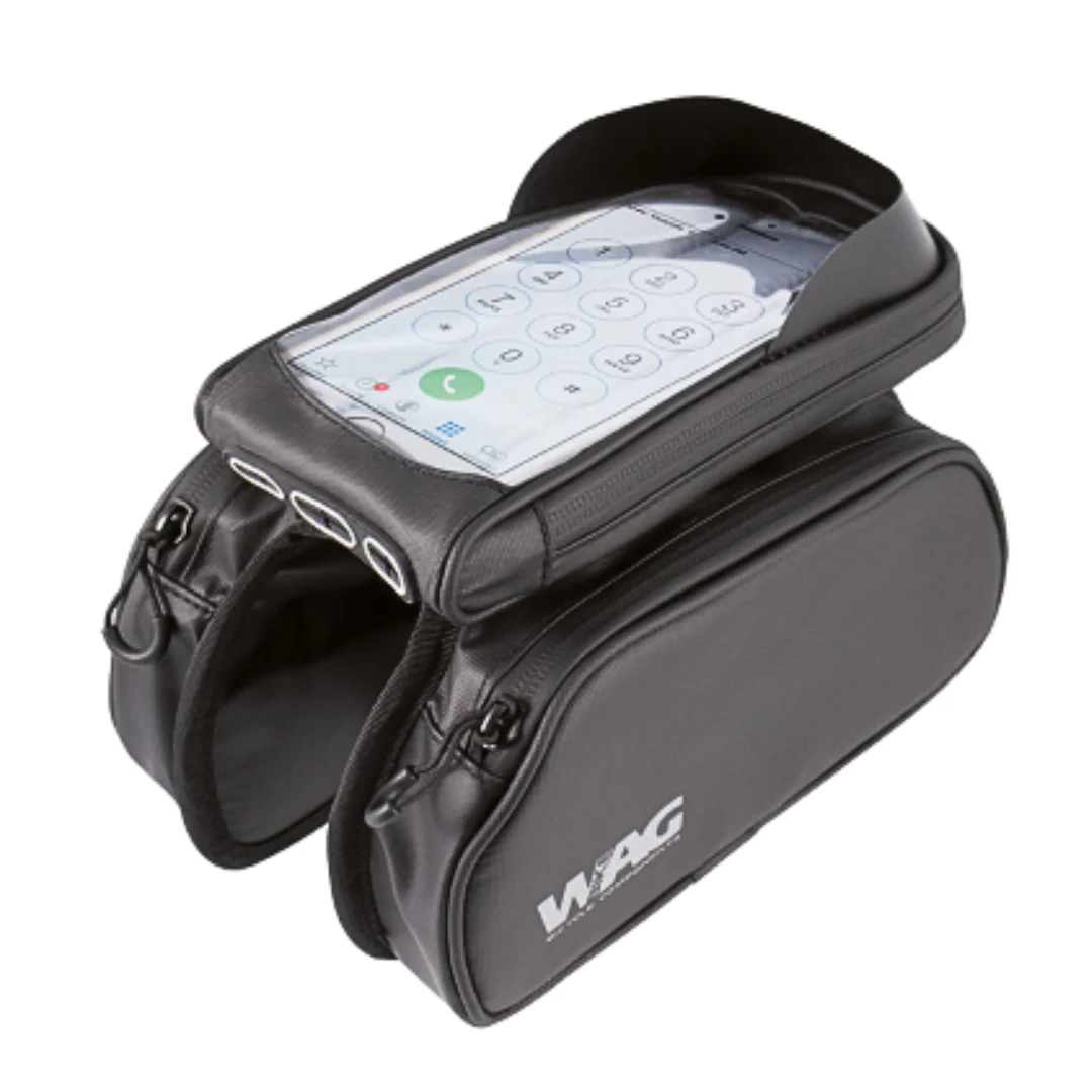 Borsa Wag Bike Porta Smartphone Top Tube Double