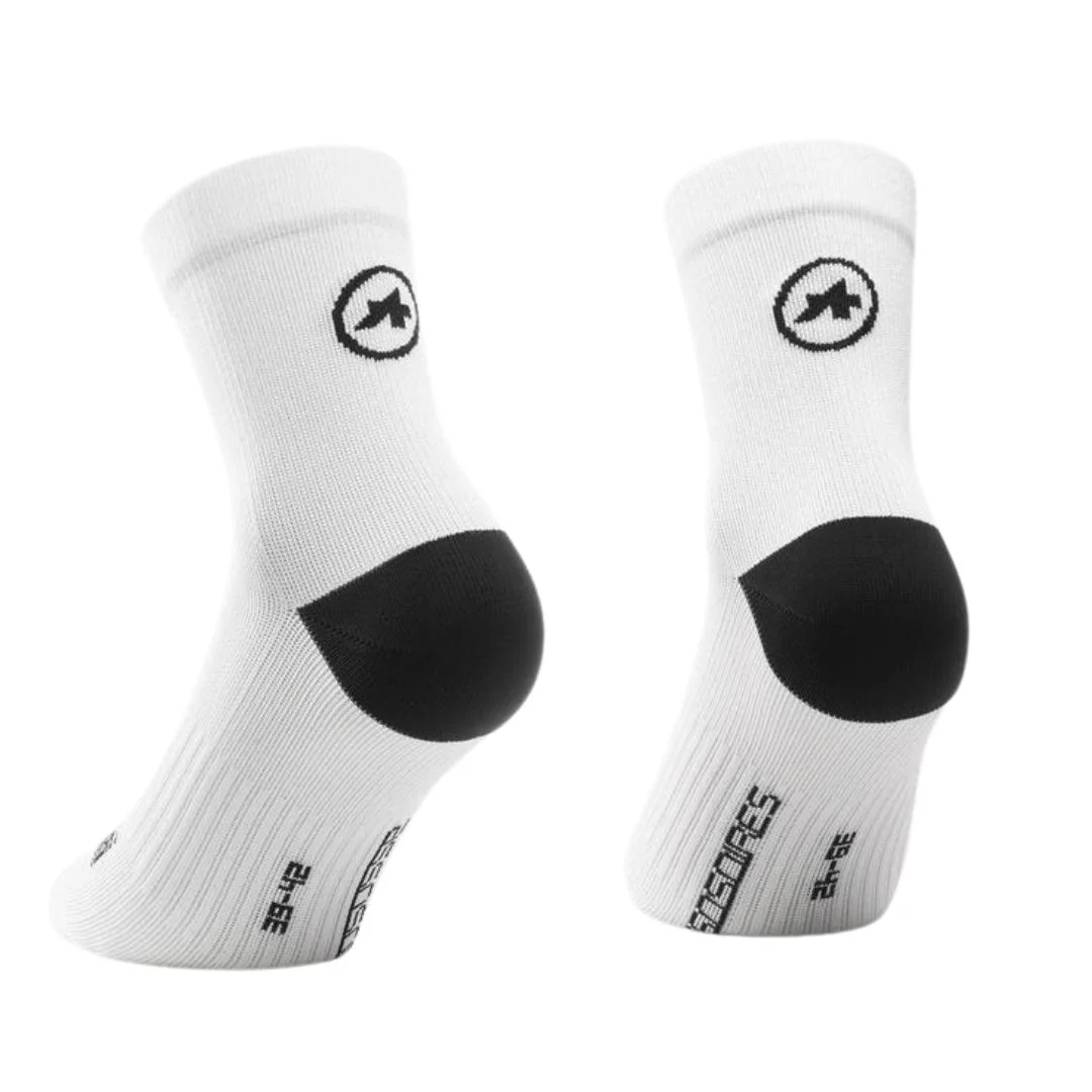 Calze Assos Essence Socks Low Twin Pack - Bianco - Image 2