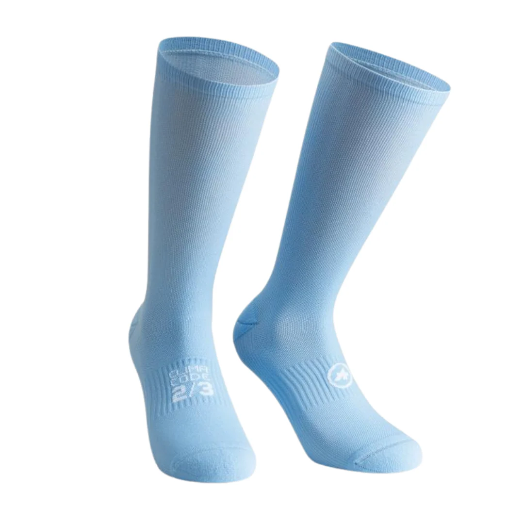 Calze Assos Spring Fall Unisea Socks - Azzurro