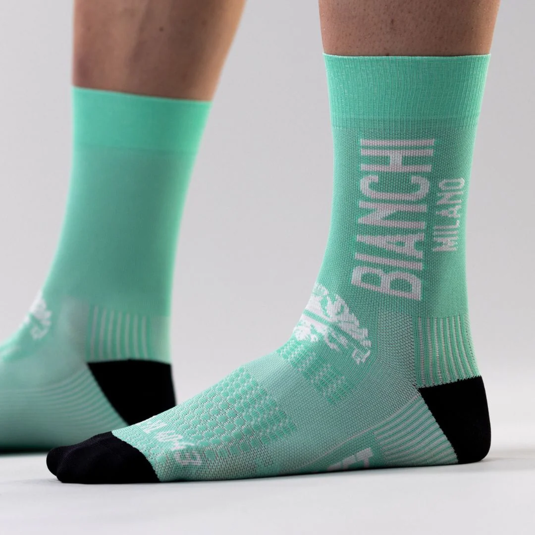 Calze Bianchi Milano High Sock - Celeste - Image 2
