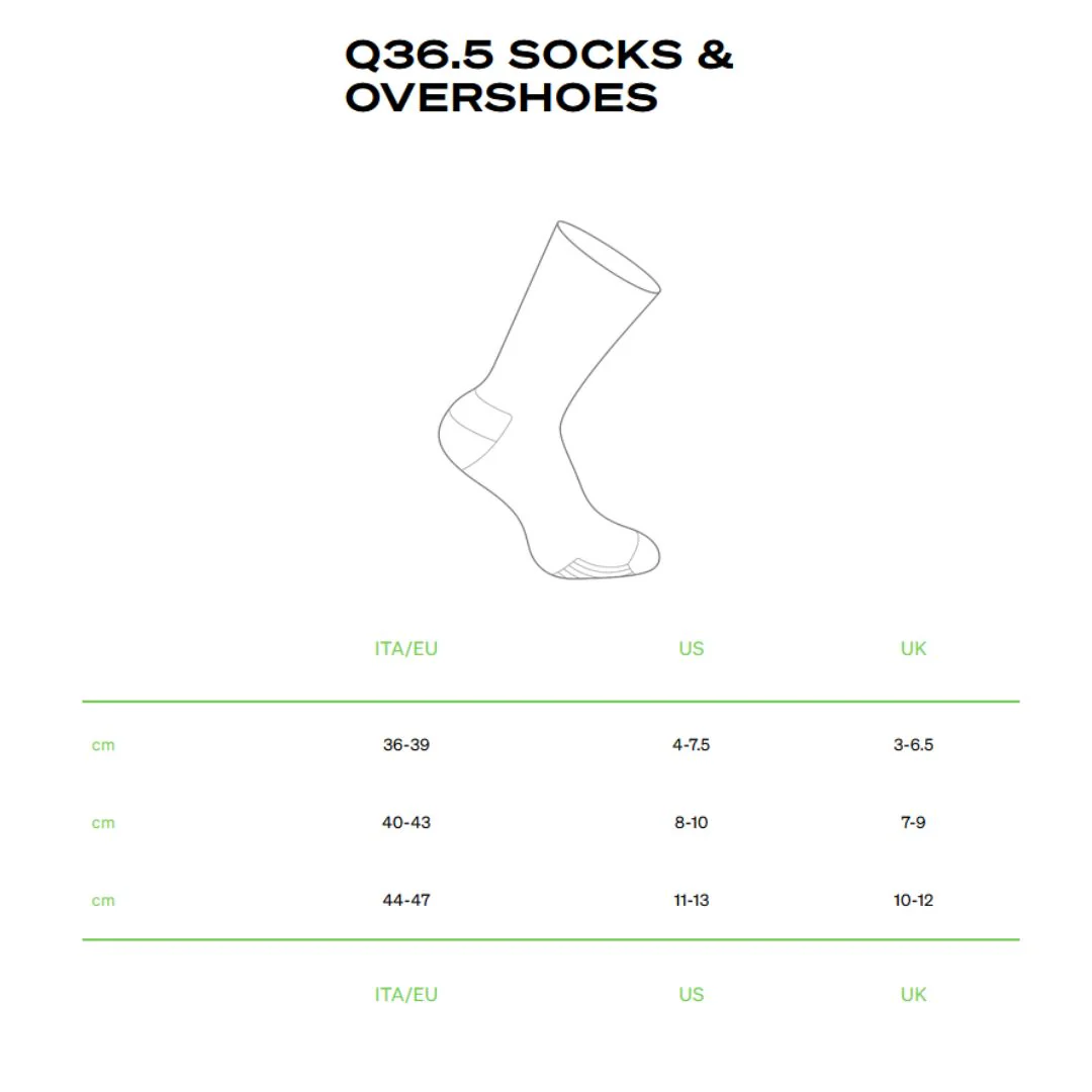 Calze Q36.5 Compression Wool - Blu - Image 2