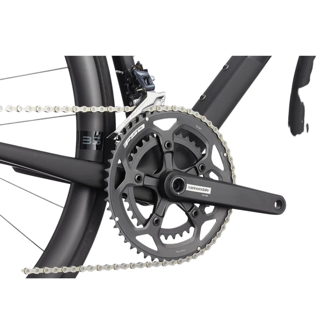 Bicicletta Cannondale SuperSix EVO Ultegra Carbon Disc - Nero - Image 3