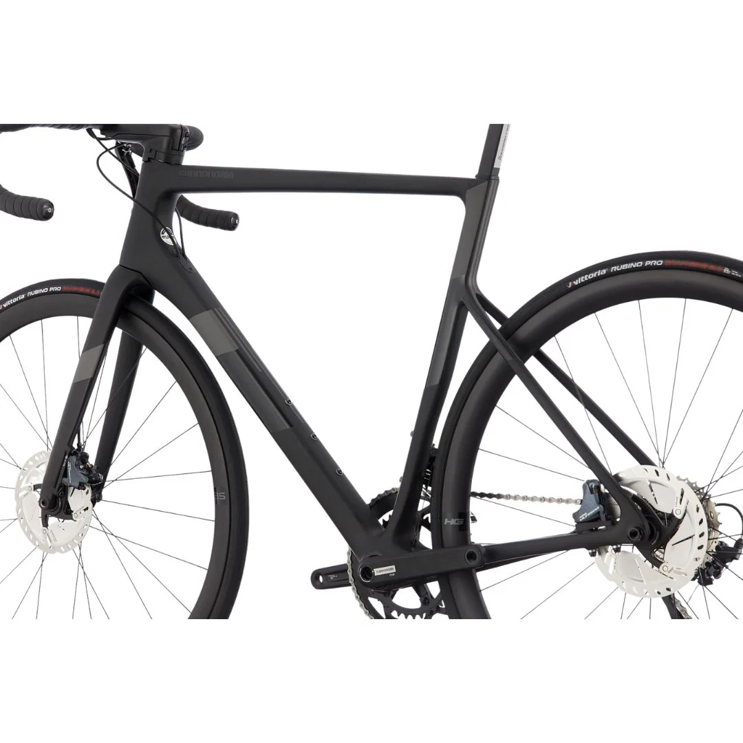 Bicicletta Cannondale SuperSix EVO Ultegra Carbon Disc - Nero - Image 5