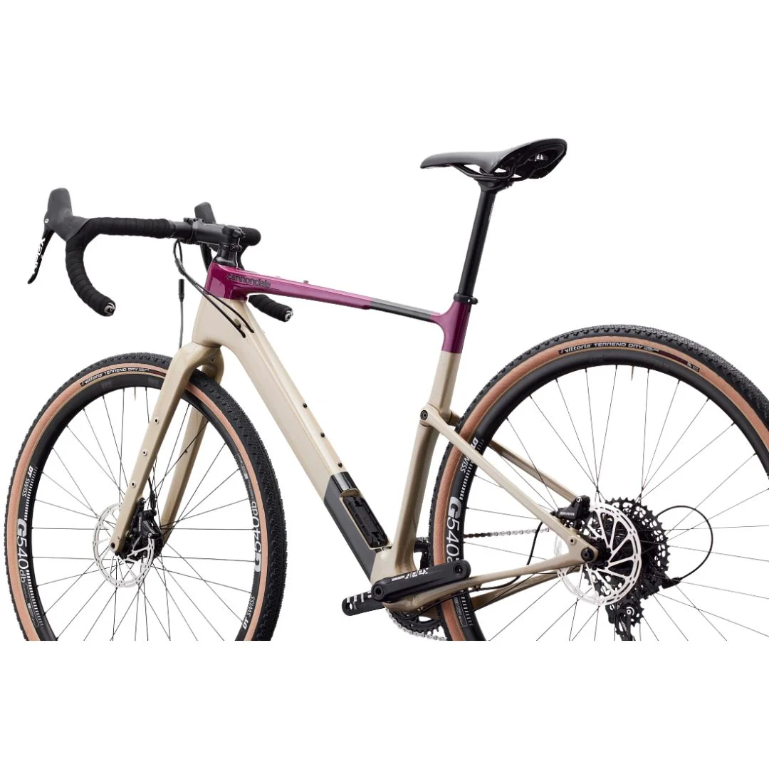 Bicicletta Cannondale Topstone Carbon Apex - Sabbia/Bordeaux - Image 2