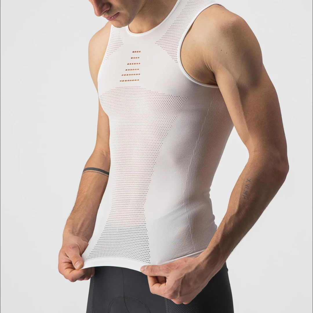 Canotta Intima Castelli Core Seamless - Bianco - Image 2